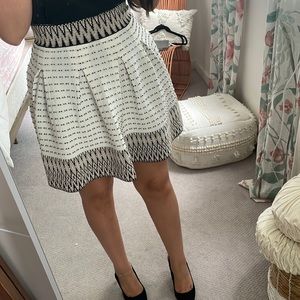 Maje skirt sparkle thread detail